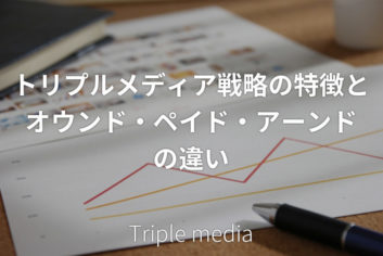 トリプルメディア戦略の特徴とオウンド・ペイド・アーンドの違い