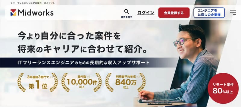 フリーランスエージェント ミッドワークス